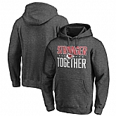 Men's Kansas City Chiefs Heather Charcoal Stronger Together Pullover Hoodie,baseball caps,new era cap wholesale,wholesale hats